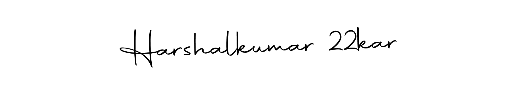 Make a beautiful signature design for name Harshalkumar 22kar. Use this online signature maker to create a handwritten signature for free. Harshalkumar 22kar signature style 10 images and pictures png