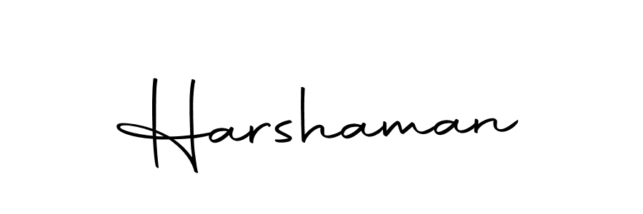 How to make Harshaman signature? Autography-DOLnW is a professional autograph style. Create handwritten signature for Harshaman name. Harshaman signature style 10 images and pictures png