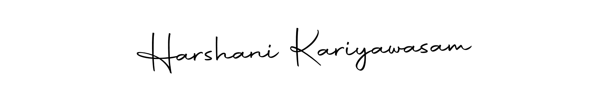 You can use this online signature creator to create a handwritten signature for the name Harshani Kariyawasam. This is the best online autograph maker. Harshani Kariyawasam signature style 10 images and pictures png