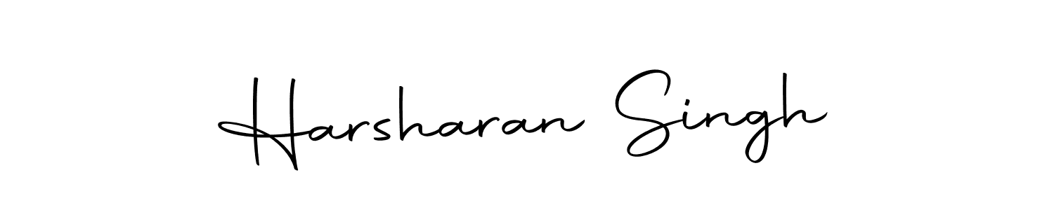 Create a beautiful signature design for name Harsharan Singh. With this signature (Autography-DOLnW) fonts, you can make a handwritten signature for free. Harsharan Singh signature style 10 images and pictures png