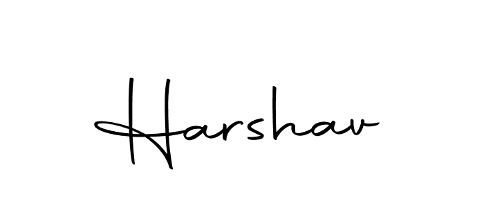 You should practise on your own different ways (Autography-DOLnW) to write your name (Harshav) in signature. don't let someone else do it for you. Harshav signature style 10 images and pictures png