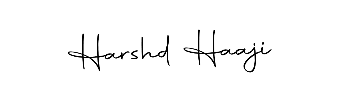 You should practise on your own different ways (Autography-DOLnW) to write your name (Harshd Haaji) in signature. don't let someone else do it for you. Harshd Haaji signature style 10 images and pictures png