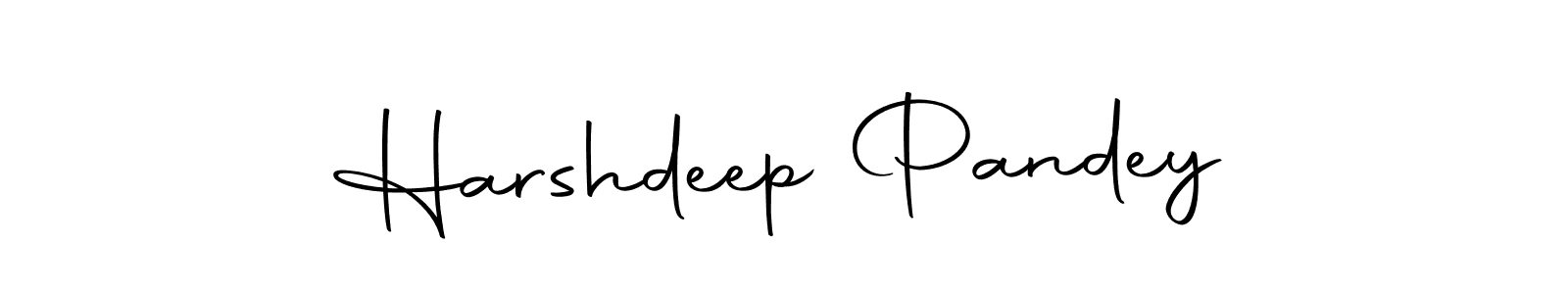 Make a beautiful signature design for name Harshdeep Pandey. With this signature (Autography-DOLnW) style, you can create a handwritten signature for free. Harshdeep Pandey signature style 10 images and pictures png