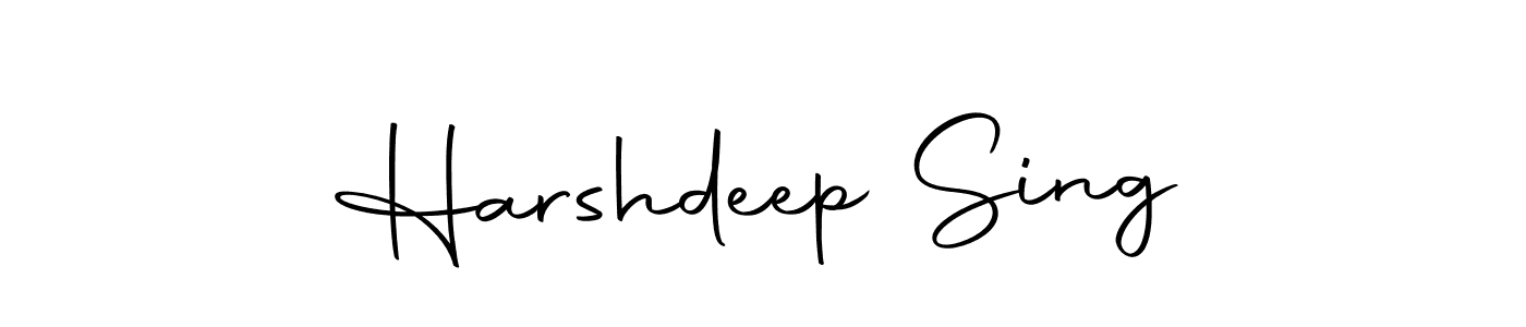 Harshdeep Sing stylish signature style. Best Handwritten Sign (Autography-DOLnW) for my name. Handwritten Signature Collection Ideas for my name Harshdeep Sing. Harshdeep Sing signature style 10 images and pictures png