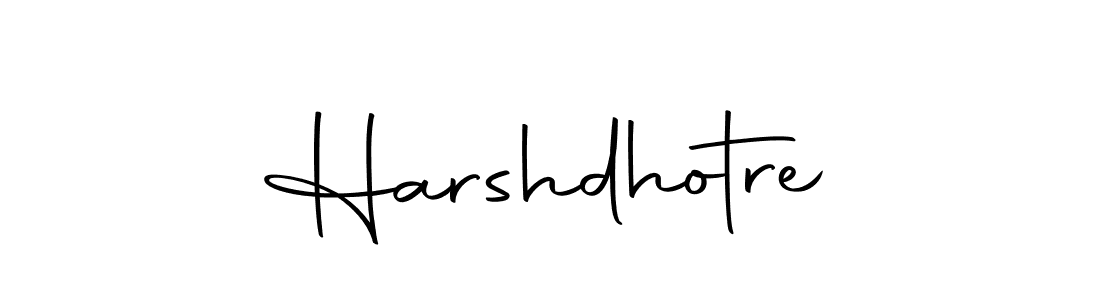 Make a beautiful signature design for name Harshdhotre. With this signature (Autography-DOLnW) style, you can create a handwritten signature for free. Harshdhotre signature style 10 images and pictures png