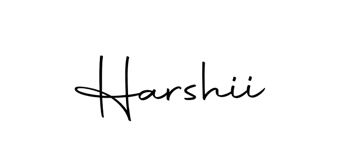 Make a beautiful signature design for name Harshii. With this signature (Autography-DOLnW) style, you can create a handwritten signature for free. Harshii signature style 10 images and pictures png