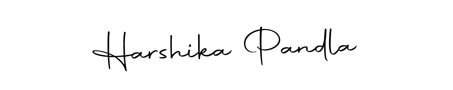 You can use this online signature creator to create a handwritten signature for the name Harshika Pandla. This is the best online autograph maker. Harshika Pandla signature style 10 images and pictures png