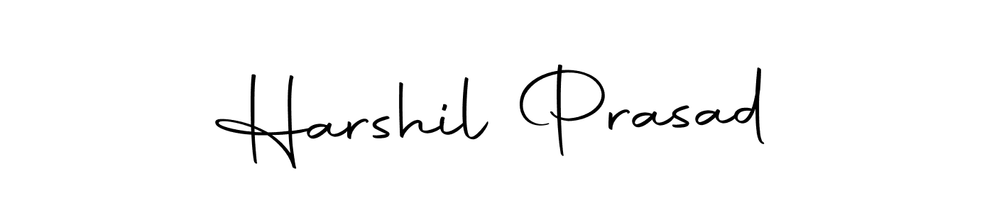 if you are searching for the best signature style for your name Harshil Prasad. so please give up your signature search. here we have designed multiple signature styles  using Autography-DOLnW. Harshil Prasad signature style 10 images and pictures png