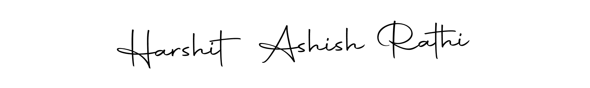 Autography-DOLnW is a professional signature style that is perfect for those who want to add a touch of class to their signature. It is also a great choice for those who want to make their signature more unique. Get Harshit Ashish Rathi name to fancy signature for free. Harshit Ashish Rathi signature style 10 images and pictures png