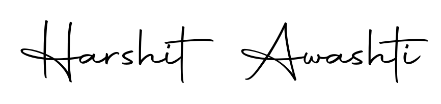 Get an exclusive digital autograph for Harshit Awashti. The Autography-DOLnW typeface captures the charm of real penmanship on paper. Harshit Awashti signature style 10 images and pictures png