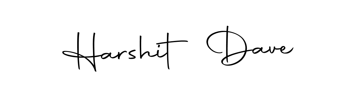 Also we have Harshit Dave name is the best signature style. Create professional handwritten signature collection using Autography-DOLnW autograph style. Harshit Dave signature style 10 images and pictures png