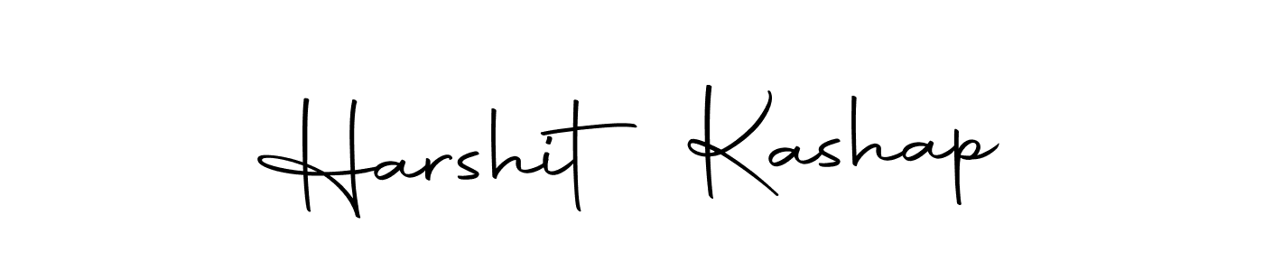 How to make Harshit Kashap name signature. Use Autography-DOLnW style for creating short signs online. This is the latest handwritten sign. Harshit Kashap signature style 10 images and pictures png