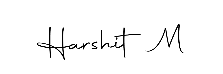You should practise on your own different ways (Autography-DOLnW) to write your name (Harshit M) in signature. don't let someone else do it for you. Harshit M signature style 10 images and pictures png