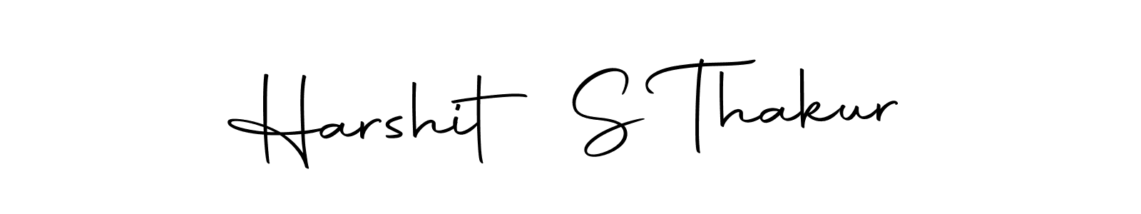 Autography-DOLnW is a professional signature style that is perfect for those who want to add a touch of class to their signature. It is also a great choice for those who want to make their signature more unique. Get Harshit S Thakur name to fancy signature for free. Harshit S Thakur signature style 10 images and pictures png