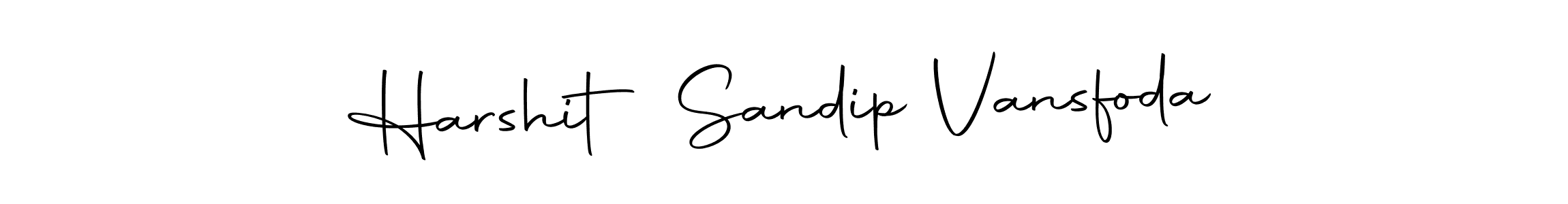 Make a short Harshit Sandip Vansfoda signature style. Manage your documents anywhere anytime using Autography-DOLnW. Create and add eSignatures, submit forms, share and send files easily. Harshit Sandip Vansfoda signature style 10 images and pictures png