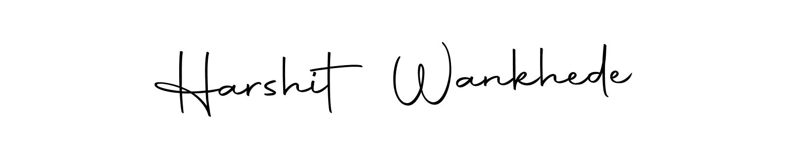 You should practise on your own different ways (Autography-DOLnW) to write your name (Harshit Wankhede) in signature. don't let someone else do it for you. Harshit Wankhede signature style 10 images and pictures png