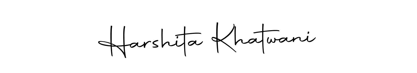 How to make Harshita Khatwani signature? Autography-DOLnW is a professional autograph style. Create handwritten signature for Harshita Khatwani name. Harshita Khatwani signature style 10 images and pictures png