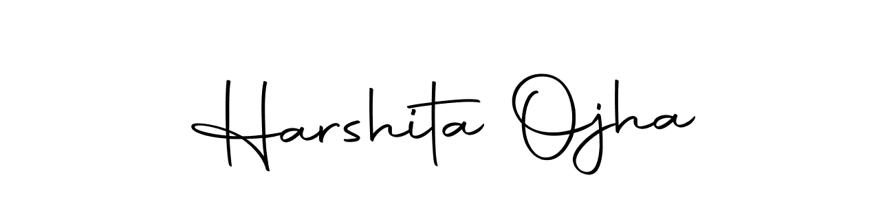 You should practise on your own different ways (Autography-DOLnW) to write your name (Harshita Ojha) in signature. don't let someone else do it for you. Harshita Ojha signature style 10 images and pictures png