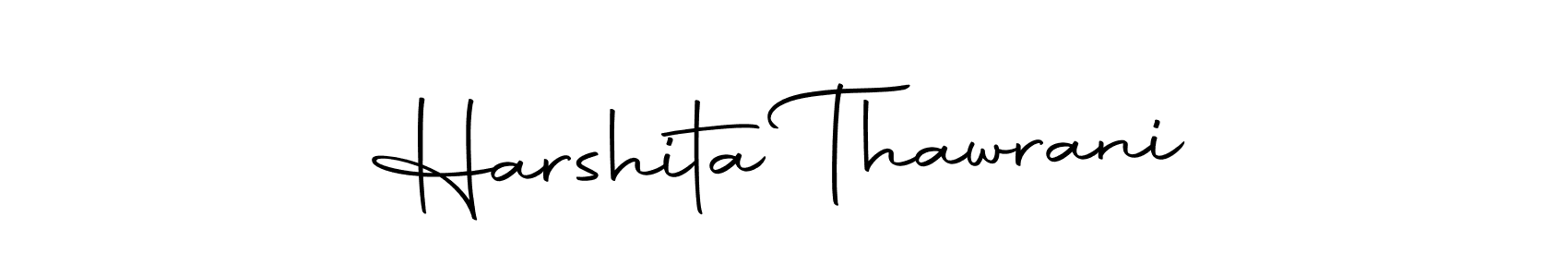 Autography-DOLnW is a professional signature style that is perfect for those who want to add a touch of class to their signature. It is also a great choice for those who want to make their signature more unique. Get Harshita Thawrani name to fancy signature for free. Harshita Thawrani signature style 10 images and pictures png