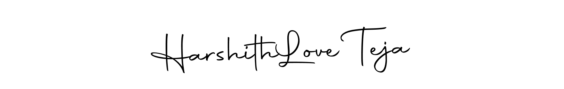 Create a beautiful signature design for name Harshith  Love Teja. With this signature (Autography-DOLnW) fonts, you can make a handwritten signature for free. Harshith  Love Teja signature style 10 images and pictures png