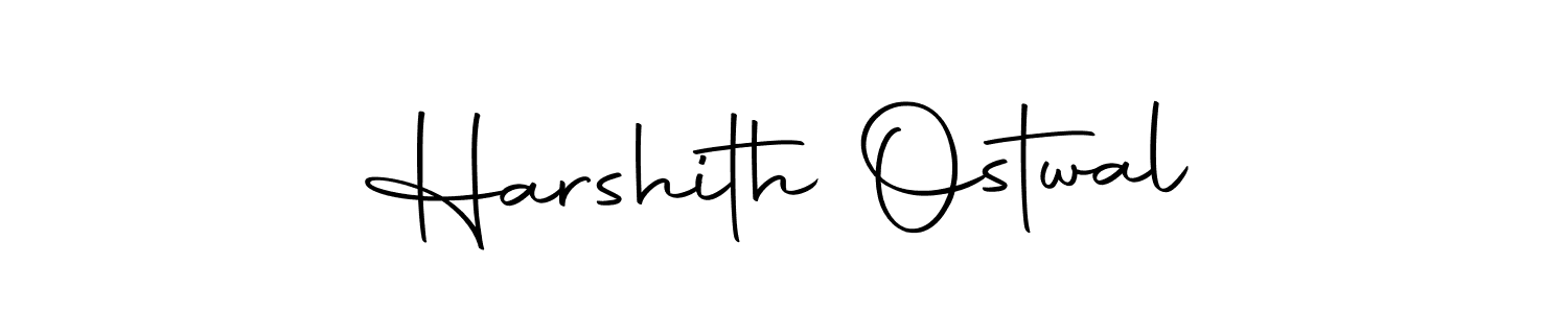 Make a beautiful signature design for name Harshith Ostwal. With this signature (Autography-DOLnW) style, you can create a handwritten signature for free. Harshith Ostwal signature style 10 images and pictures png
