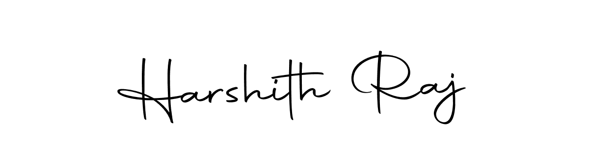 Design your own signature with our free online signature maker. With this signature software, you can create a handwritten (Autography-DOLnW) signature for name Harshith Raj. Harshith Raj signature style 10 images and pictures png