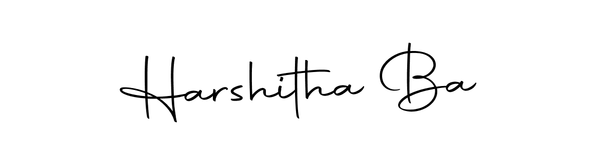 It looks lik you need a new signature style for name Harshitha Ba. Design unique handwritten (Autography-DOLnW) signature with our free signature maker in just a few clicks. Harshitha Ba signature style 10 images and pictures png