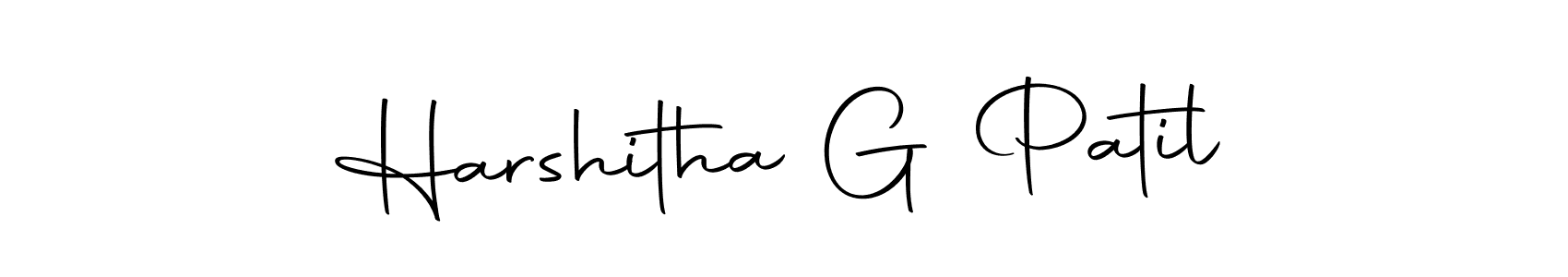 Harshitha G Patil stylish signature style. Best Handwritten Sign (Autography-DOLnW) for my name. Handwritten Signature Collection Ideas for my name Harshitha G Patil. Harshitha G Patil signature style 10 images and pictures png