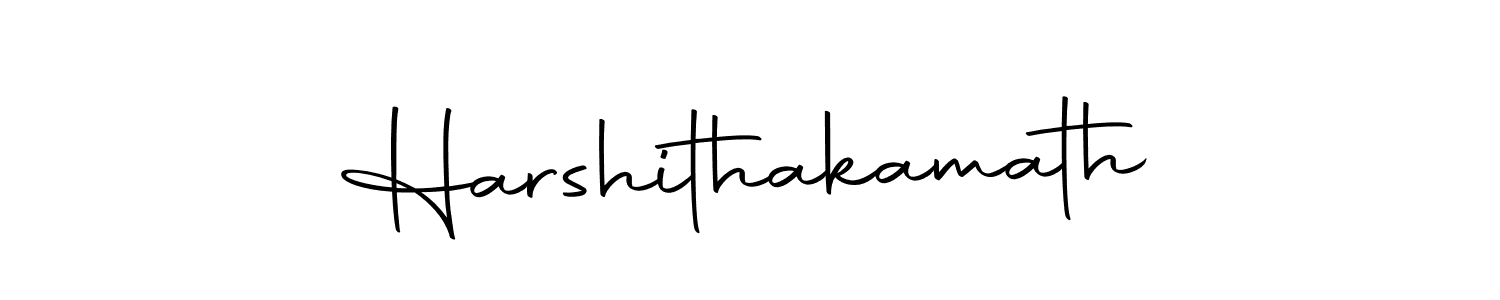 Use a signature maker to create a handwritten signature online. With this signature software, you can design (Autography-DOLnW) your own signature for name Harshithakamath. Harshithakamath signature style 10 images and pictures png