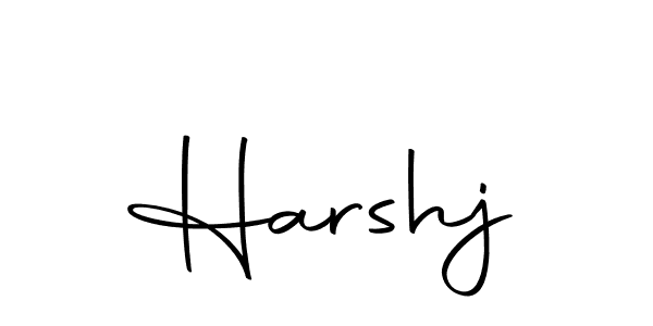 Create a beautiful signature design for name Harshj. With this signature (Autography-DOLnW) fonts, you can make a handwritten signature for free. Harshj signature style 10 images and pictures png