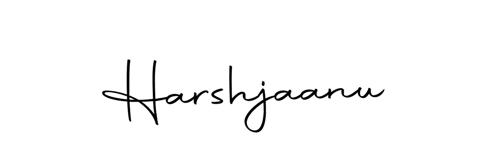 Use a signature maker to create a handwritten signature online. With this signature software, you can design (Autography-DOLnW) your own signature for name Harshjaanu. Harshjaanu signature style 10 images and pictures png