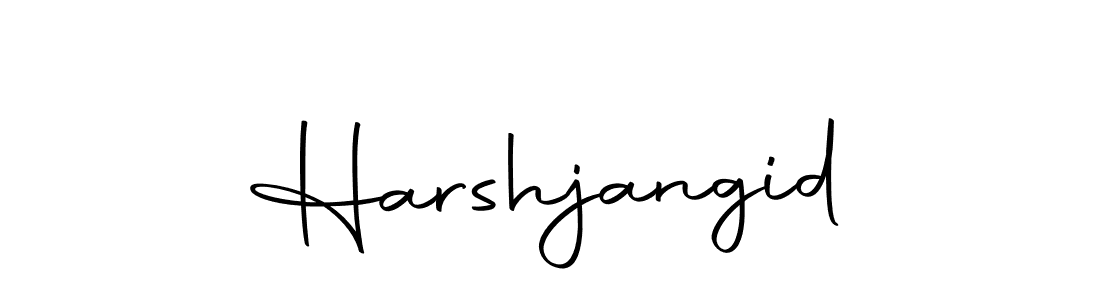 Create a beautiful signature design for name Harshjangid. With this signature (Autography-DOLnW) fonts, you can make a handwritten signature for free. Harshjangid signature style 10 images and pictures png