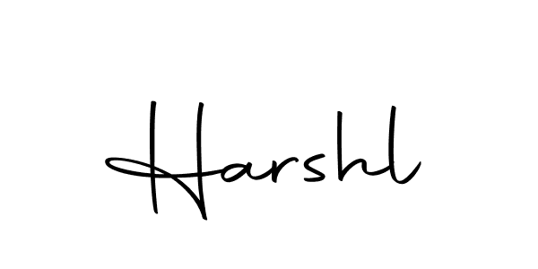 Make a beautiful signature design for name Harshl. With this signature (Autography-DOLnW) style, you can create a handwritten signature for free. Harshl signature style 10 images and pictures png