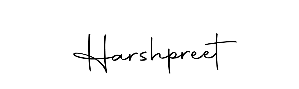 Create a beautiful signature design for name Harshpreet. With this signature (Autography-DOLnW) fonts, you can make a handwritten signature for free. Harshpreet signature style 10 images and pictures png