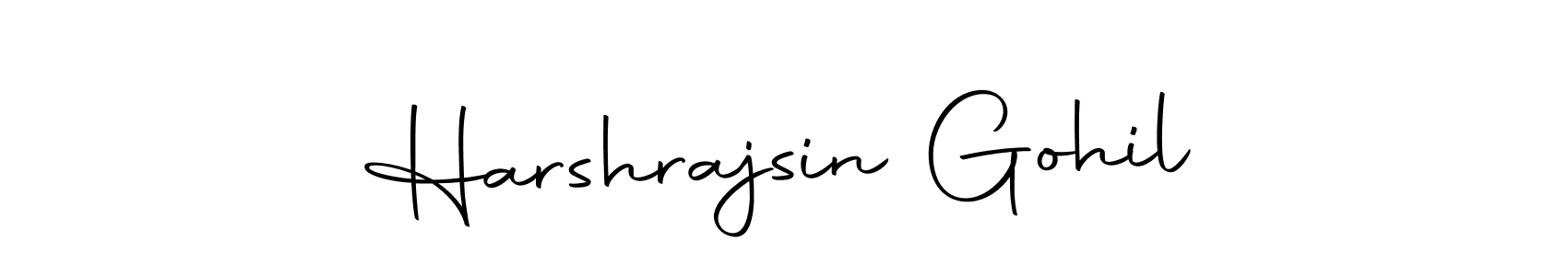 You should practise on your own different ways (Autography-DOLnW) to write your name (Harshrajsin Gohil) in signature. don't let someone else do it for you. Harshrajsin Gohil signature style 10 images and pictures png