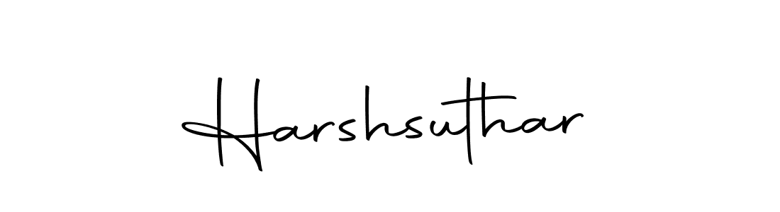 Make a beautiful signature design for name Harshsuthar. Use this online signature maker to create a handwritten signature for free. Harshsuthar signature style 10 images and pictures png