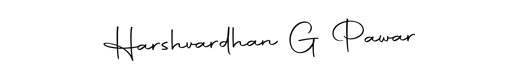 Autography-DOLnW is a professional signature style that is perfect for those who want to add a touch of class to their signature. It is also a great choice for those who want to make their signature more unique. Get Harshvardhan G Pawar name to fancy signature for free. Harshvardhan G Pawar signature style 10 images and pictures png