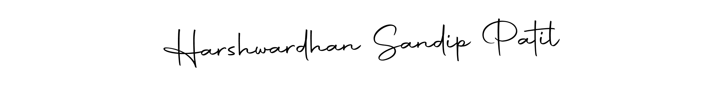 Design your own signature with our free online signature maker. With this signature software, you can create a handwritten (Autography-DOLnW) signature for name Harshwardhan Sandip Patil. Harshwardhan Sandip Patil signature style 10 images and pictures png