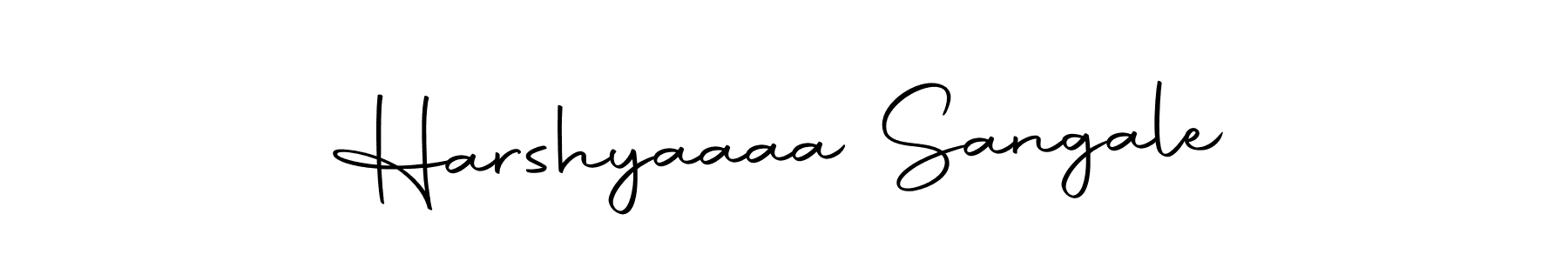 Make a short Harshyaaaa Sangale signature style. Manage your documents anywhere anytime using Autography-DOLnW. Create and add eSignatures, submit forms, share and send files easily. Harshyaaaa Sangale signature style 10 images and pictures png