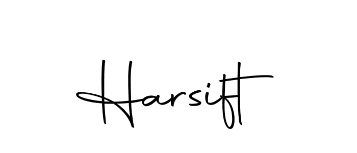 Make a beautiful signature design for name Harsift. With this signature (Autography-DOLnW) style, you can create a handwritten signature for free. Harsift signature style 10 images and pictures png