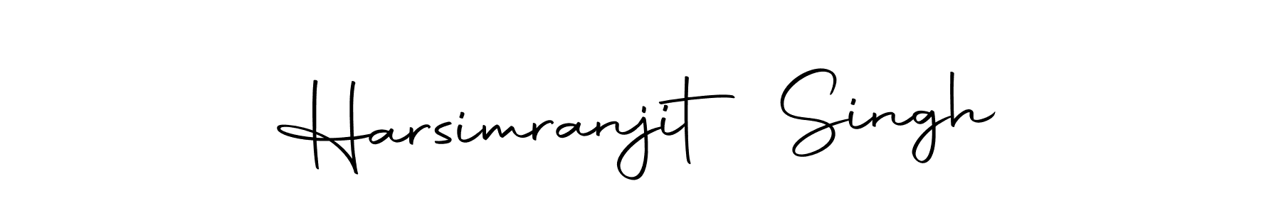 How to make Harsimranjit Singh name signature. Use Autography-DOLnW style for creating short signs online. This is the latest handwritten sign. Harsimranjit Singh signature style 10 images and pictures png