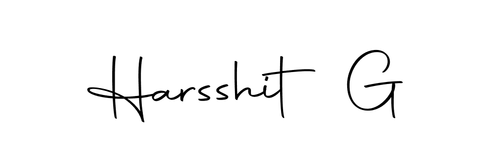 Similarly Autography-DOLnW is the best handwritten signature design. Signature creator online .You can use it as an online autograph creator for name Harsshit G. Harsshit G signature style 10 images and pictures png