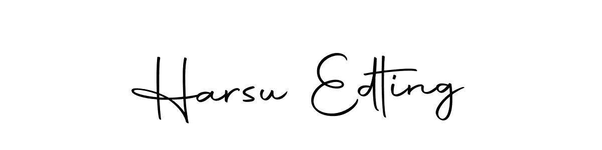 Here are the top 10 professional signature styles for the name Harsu Edting. These are the best autograph styles you can use for your name. Harsu Edting signature style 10 images and pictures png