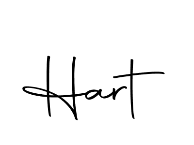 Design your own signature with our free online signature maker. With this signature software, you can create a handwritten (Autography-DOLnW) signature for name Hart. Hart signature style 10 images and pictures png