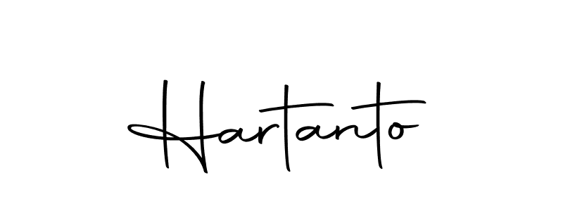 Create a beautiful signature design for name Hartanto. With this signature (Autography-DOLnW) fonts, you can make a handwritten signature for free. Hartanto signature style 10 images and pictures png