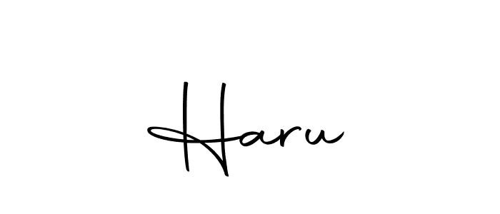 Create a beautiful signature design for name Haruন. With this signature (Autography-DOLnW) fonts, you can make a handwritten signature for free. Haruন signature style 10 images and pictures png