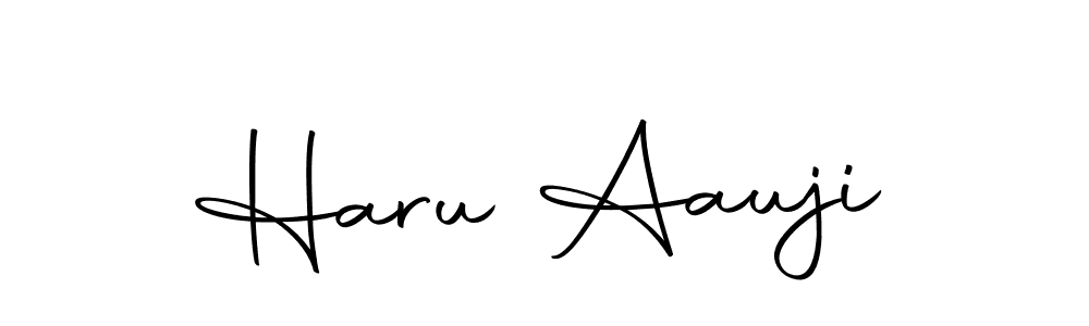 Make a beautiful signature design for name Haru Aauji. Use this online signature maker to create a handwritten signature for free. Haru Aauji signature style 10 images and pictures png