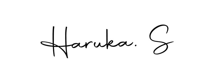 The best way (Autography-DOLnW) to make a short signature is to pick only two or three words in your name. The name Haruka. S include a total of six letters. For converting this name. Haruka. S signature style 10 images and pictures png