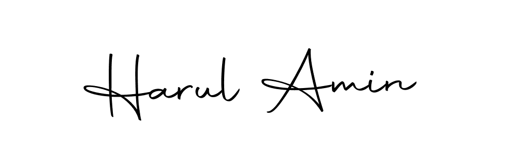 Make a beautiful signature design for name Harul Amin. Use this online signature maker to create a handwritten signature for free. Harul Amin signature style 10 images and pictures png