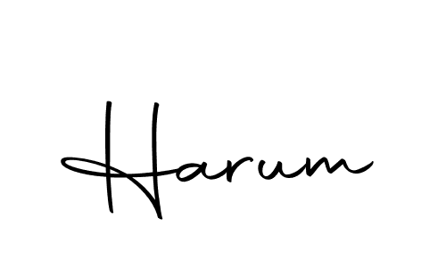 Use a signature maker to create a handwritten signature online. With this signature software, you can design (Autography-DOLnW) your own signature for name Harum. Harum signature style 10 images and pictures png